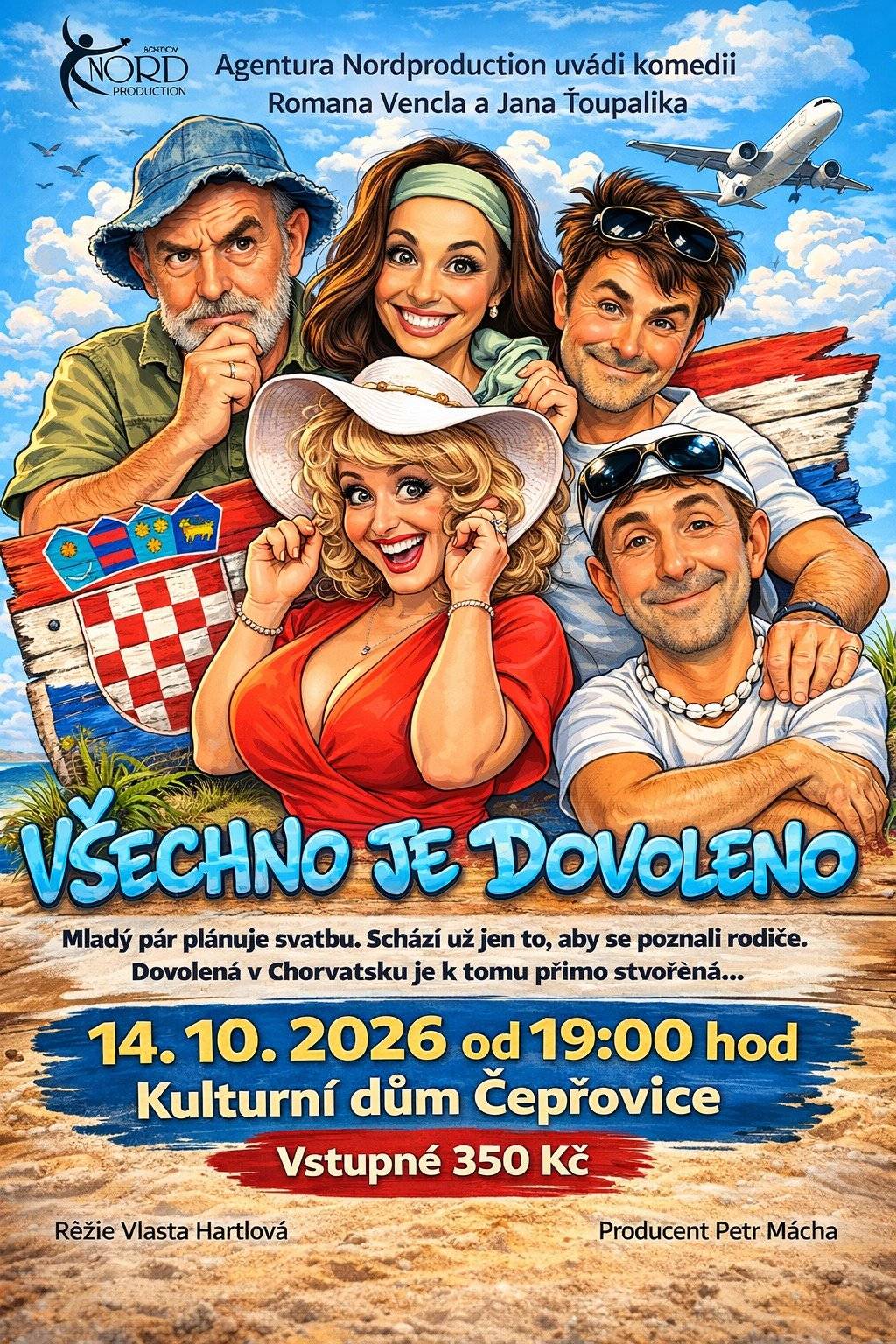 Vážení,  od dnešního dne si můžete na obci zakoupit v předprodeji vstupenky na tyto kulturní akce: 1. Bublinkovou tancovačku - 9. 5. 2026 2. Pohádkový koncert aneb O čem zpívají princezny - 3. 10. 2026 3. Divadlo ,,Všechno je dovoleno" - 14. 10. 2026 4. Veselá Trojka - 10. 10. 2026  Věříme, že si z naší nabídky akcí, každý vybere co je mu srdci nejblíže.