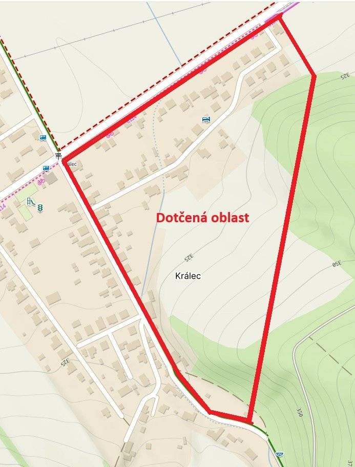 Oznamujeme občanům, že z důvodu odstranění poruchy na vodovodním řadu dojde k odstávce dodávky vody v místní části Třemešek a Králec dle vyznačení v přílohách. Doba odstávky:  středa 8. 3. 2026 v době od 9:00 do 11:00 hodin. Děkujeme za pochopení, Obec Dolní Studénky.