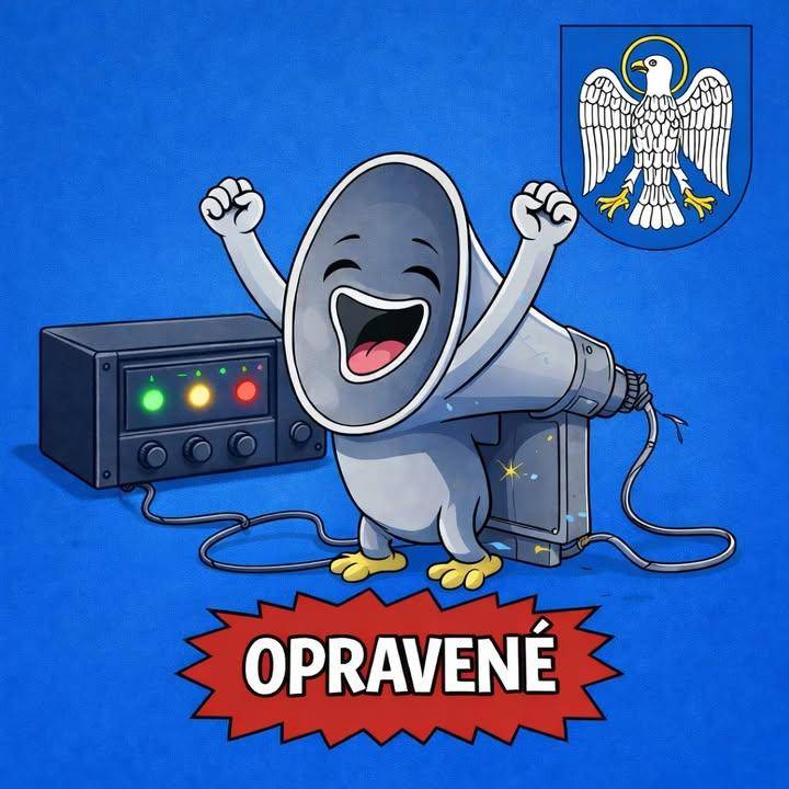 Obecný rozhlas Oznamujeme občanom, že obecný rozhlas je opäť v prevádzke.  ️️hr ukázať príspevok na a href="https://www.facebook.com/576136354517748/posts/1541382901326417"b style="color: blue;"Facebook Obec Slovenská Ľupča/b/a img src="https://data.slovenskalupca.sk/_pocitadlo_titulka.php?id=e9feb369a218e96fd831bedd9c0eff2f"