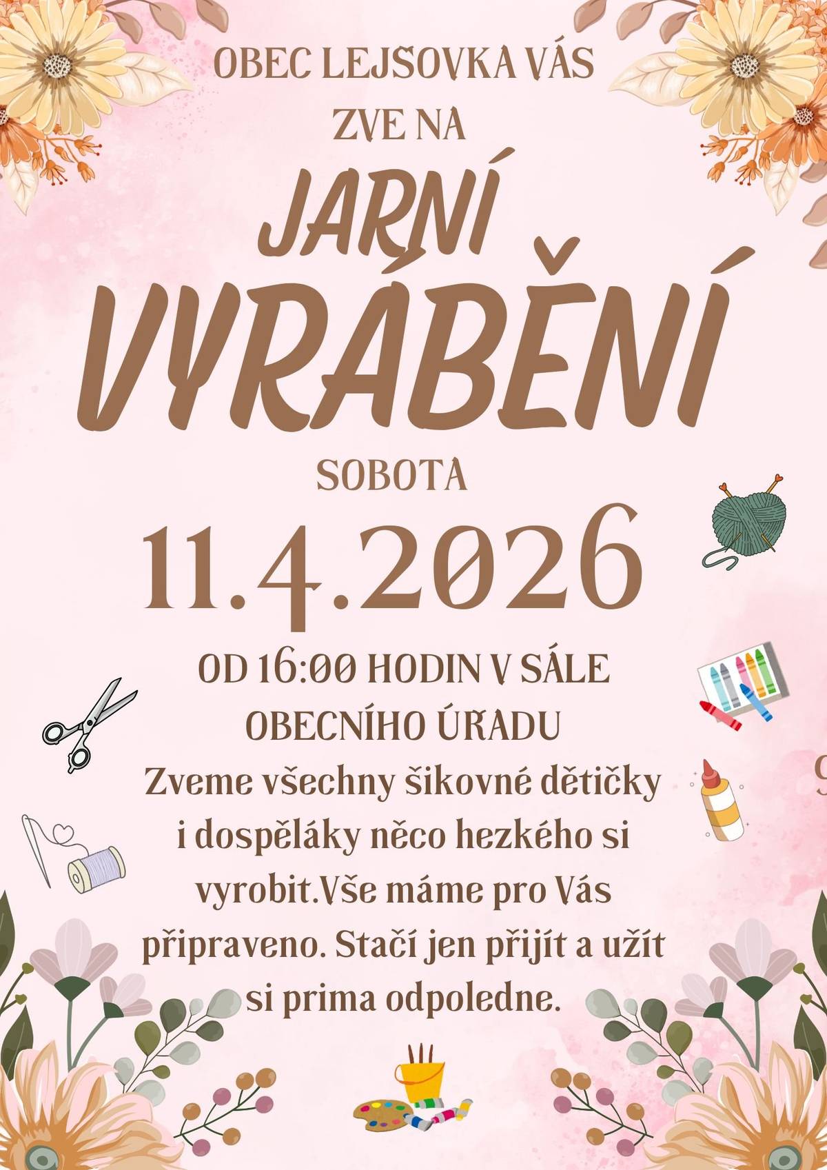 Všichni jste srdečně zváni