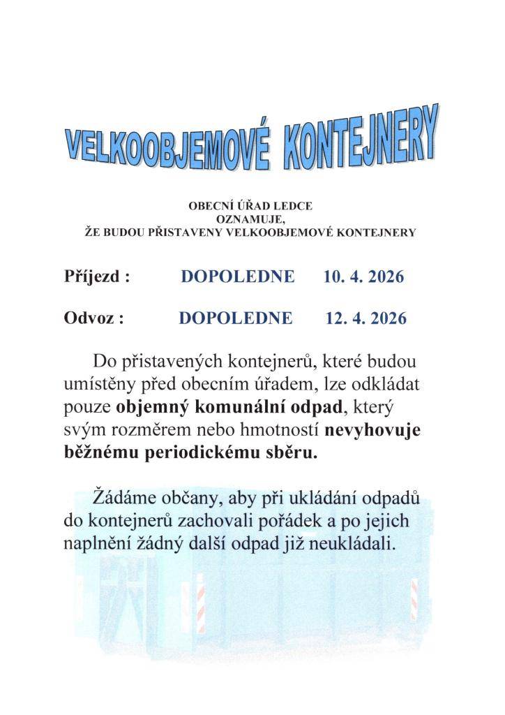 Velkoobjemové kontejnery