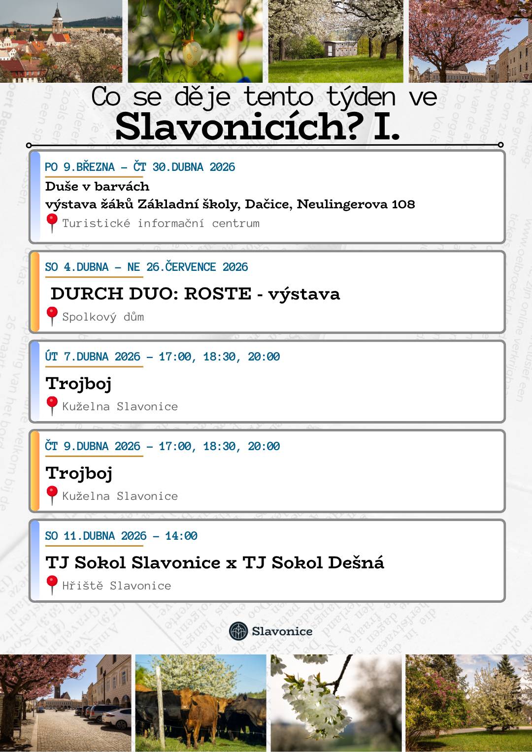 Co se děje tento týden ve Slavonicích?