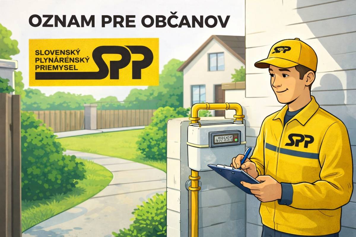Slovenský plynárenský priemysel - odpis stavu plynomerov