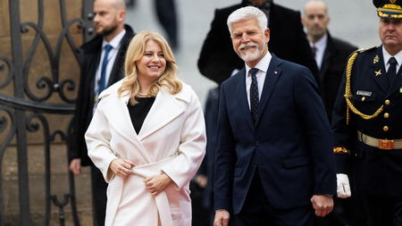 ŽIVĚ: Prezident Pavel a exprezidentka Čaputová