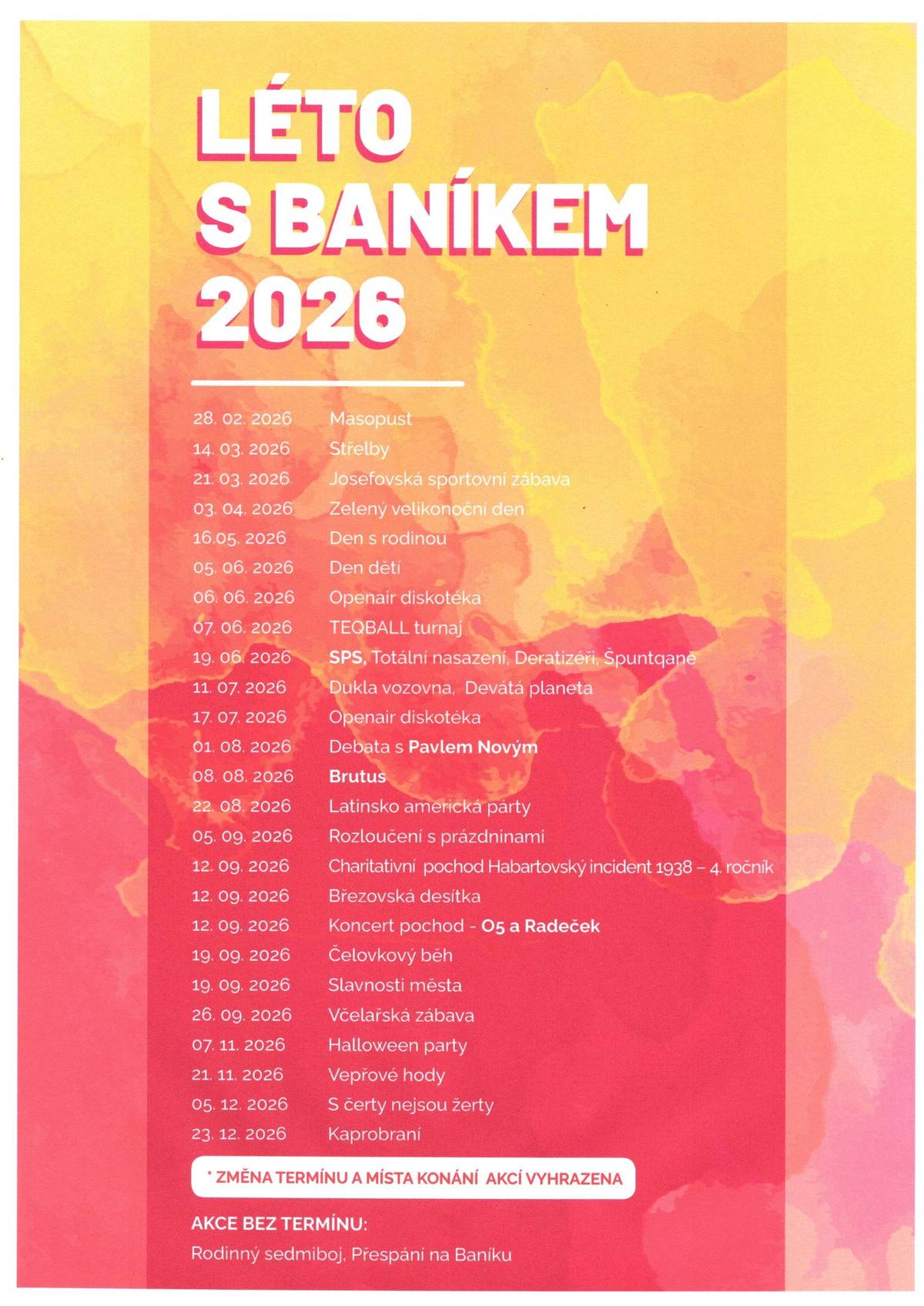 V letošním roce je opět připraven projekt Léto s Baníkem.