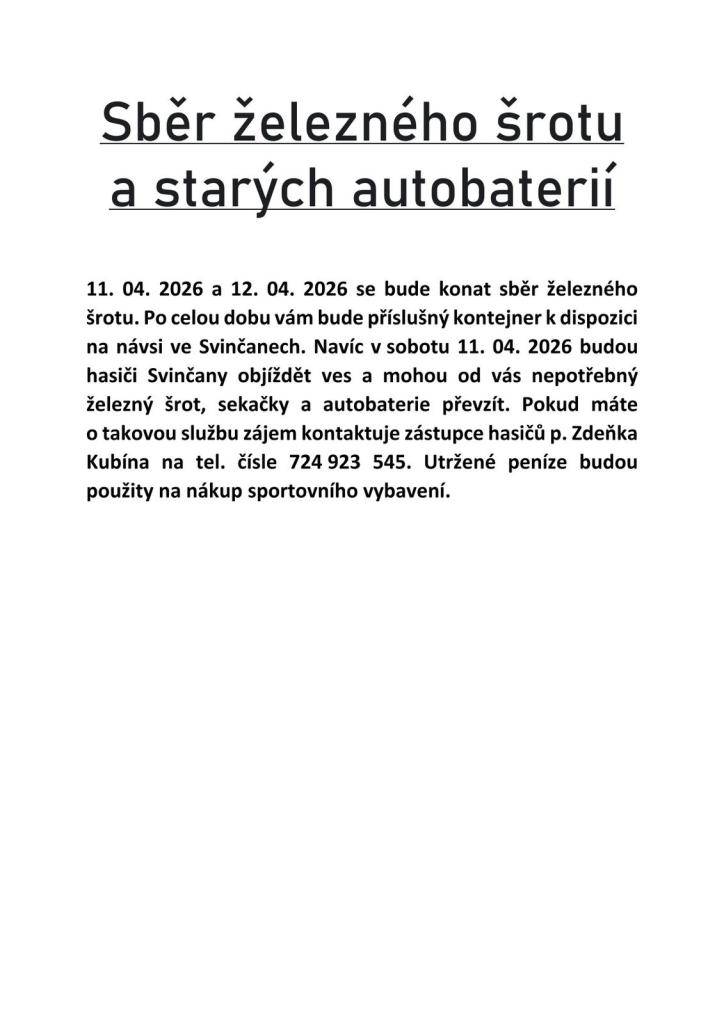 Datum konání: 11. 4. 2026 - 12. 4. 2026