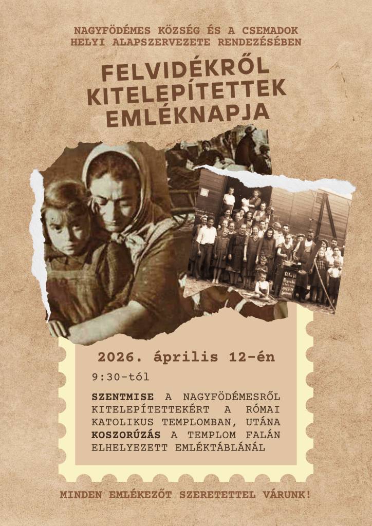 Spomienka na vysídlených Maďarov