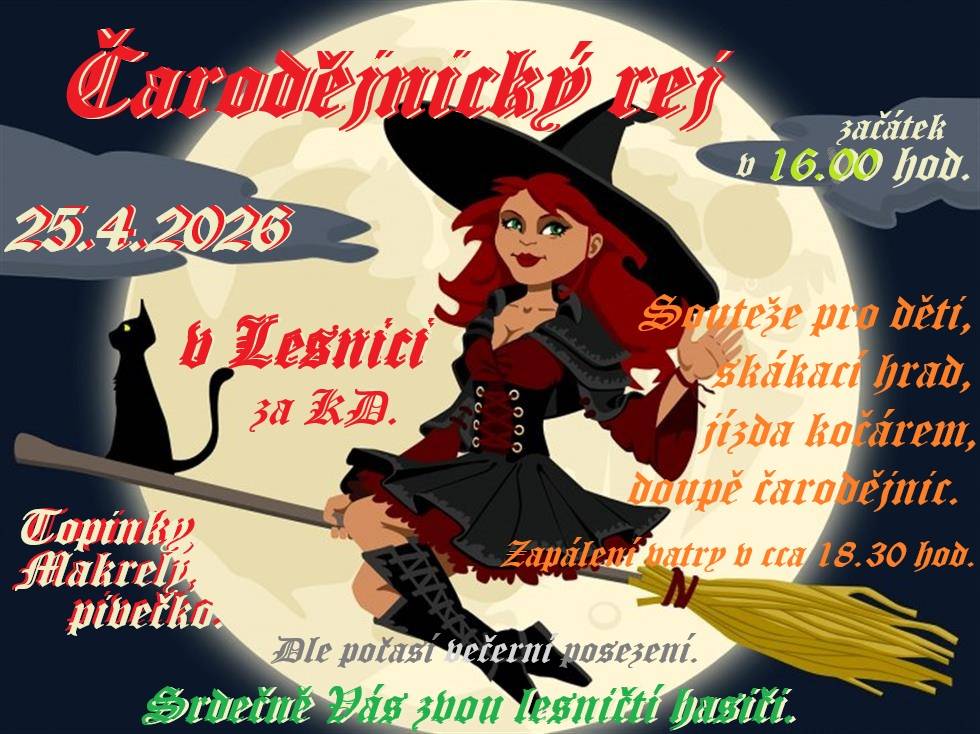 Lesnice za KD 25.4.2026 od 16:00