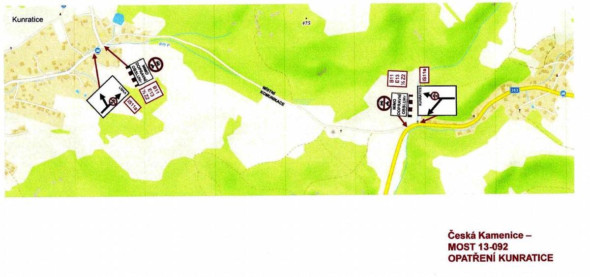 Podařilo se získat potvrzenou informaci, že most u CDM (za Lidlem) v České Kamenici se uzavře v pondělí 13. 4. Informaci máme potvrzenou jak od stavební firmy, tak od dispečera autobusové dopravy.