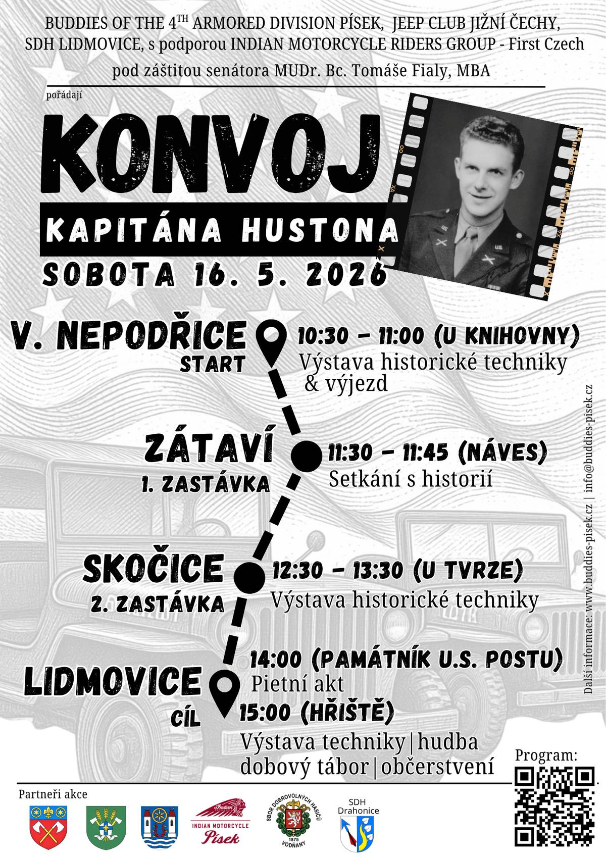 KONVOJ KAPITÁNA HUSTONA 16.5. 2026