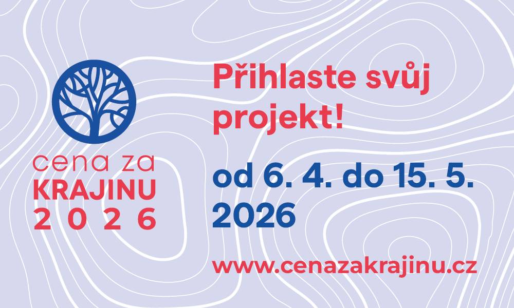 🌿 Cena za krajinu 2026 je tady! Smyslem soutěže je podpořit projekty, které pomáhají zadržet vodu v krajině a vrátit ji tam, kam patří. 💧 Zároveň dává prostor lidem, kterým není příroda lhostejná. 💚 👉 Přihlašovat můžete: • projekty do 15. 5. 2026 • Osobnost krajiny do 31. 7. 2026 🏆 Odměny: • až 100 000 Kč za komplexní projekty • 50 000 Kč pro vítěze menších opatření • 50 000 Kč získá i vítěz Ceny veřejnosti 📢 Hlasování proběhne v srpnu, vítězové budou vyhlášeni v září. Máte projekt nebo znáte někoho, kdo si zaslouží ocenění? Přihlaste se! 🙌
