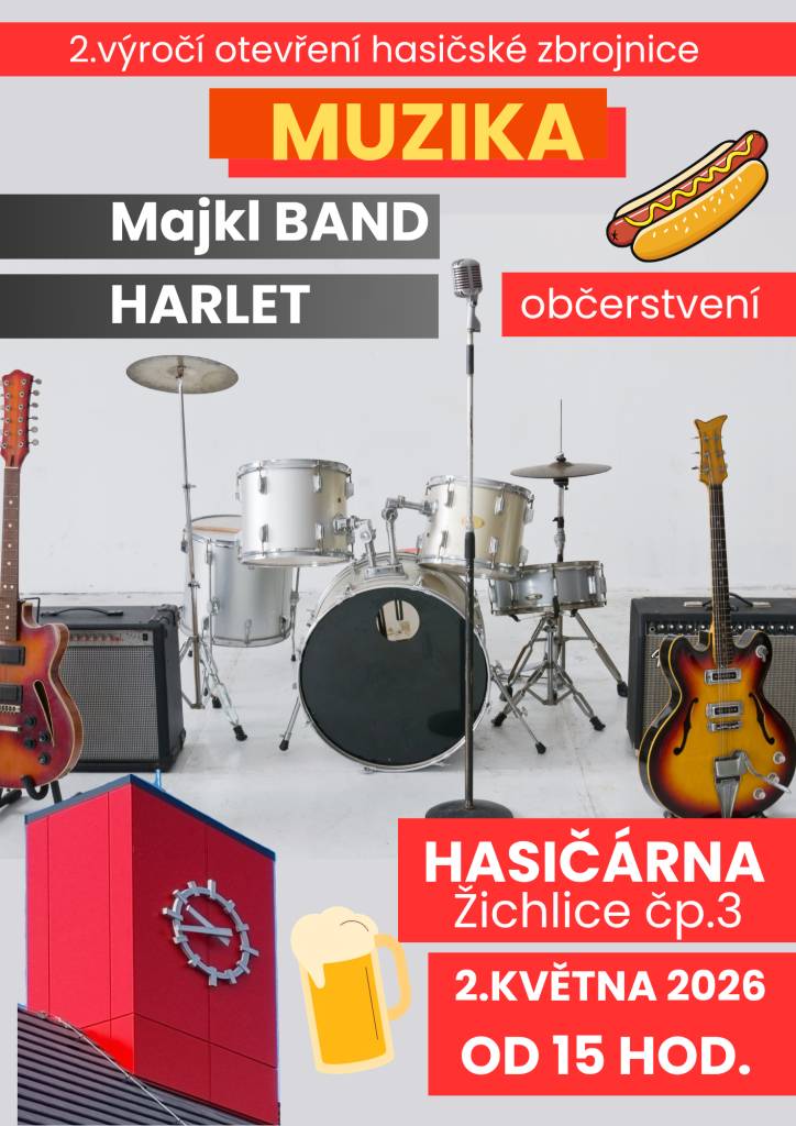 Obec Hromnice zve na 2. výročí otevření hasičské zbrojnice .  Hasičárna Žichlice čp. 3 od 15 hod.