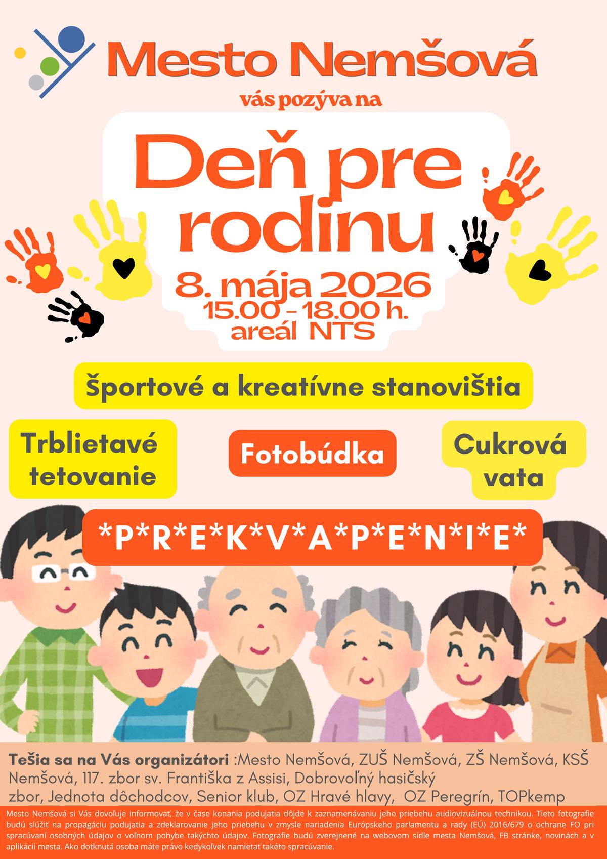 🤩Priestor pre zážitky a spoločne strávený čas Vás a Vašich detí....  🙌Pozývame celé rodiny do areálu NTS, kde v piatok 8.5. počas niekoľkých hodín absolvujeme súťažné stanovištia, nakreslíme si trblietavé tetovanie, či spravíme fotku s cukrovou vatou vo fotobúdke...   🤫....a  uvidíme, čo za prekvapenie sa ešte chystá... 🍦😉