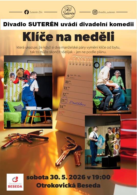 Co se stane, když si dva manželské páry vymění klíče od bytu? Rozhodně nic podle plánu – ale zato spousta nečekaných a komických situací!