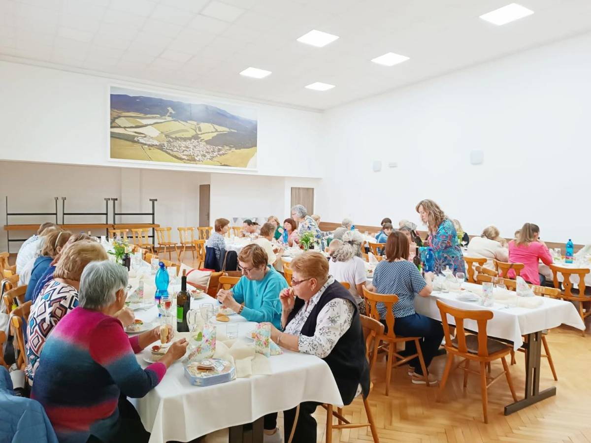 Tak, ako každý rok, aj tento sme sa dňa 10. mája 2024 stretli v sále Partizánskeho domu v Malinovej, aby sme so svojimi členkami oslávili jeden z najkrajších dní- Deň matiek.