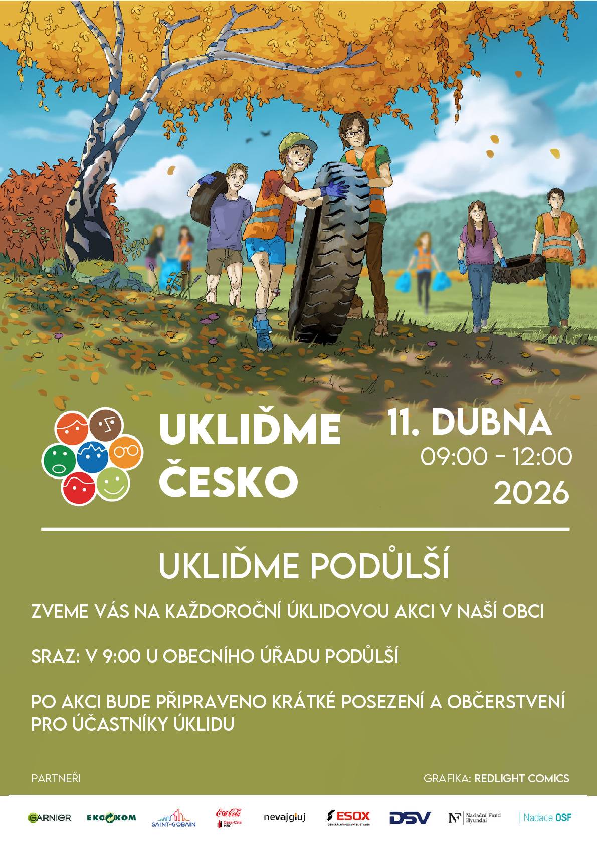 Dobrý den, připonínáme všem přihlášeným páteční přátelský kvíz v Hospůdce na Jívě. V sobotu 11. 4. se koná pravidelný úklid Podůlší od 09:00 hod., po skončení bude připraveno pro zúčastněné menší občerstvení, viz pozvánka. Dále přikládáme pravidelný zpravodaj a pozvánku na sraz trabantů v sousední Jinolici.