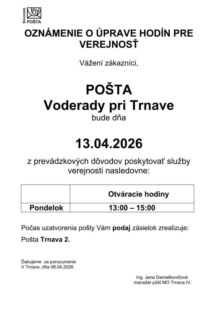 Viac informácií v prílohe