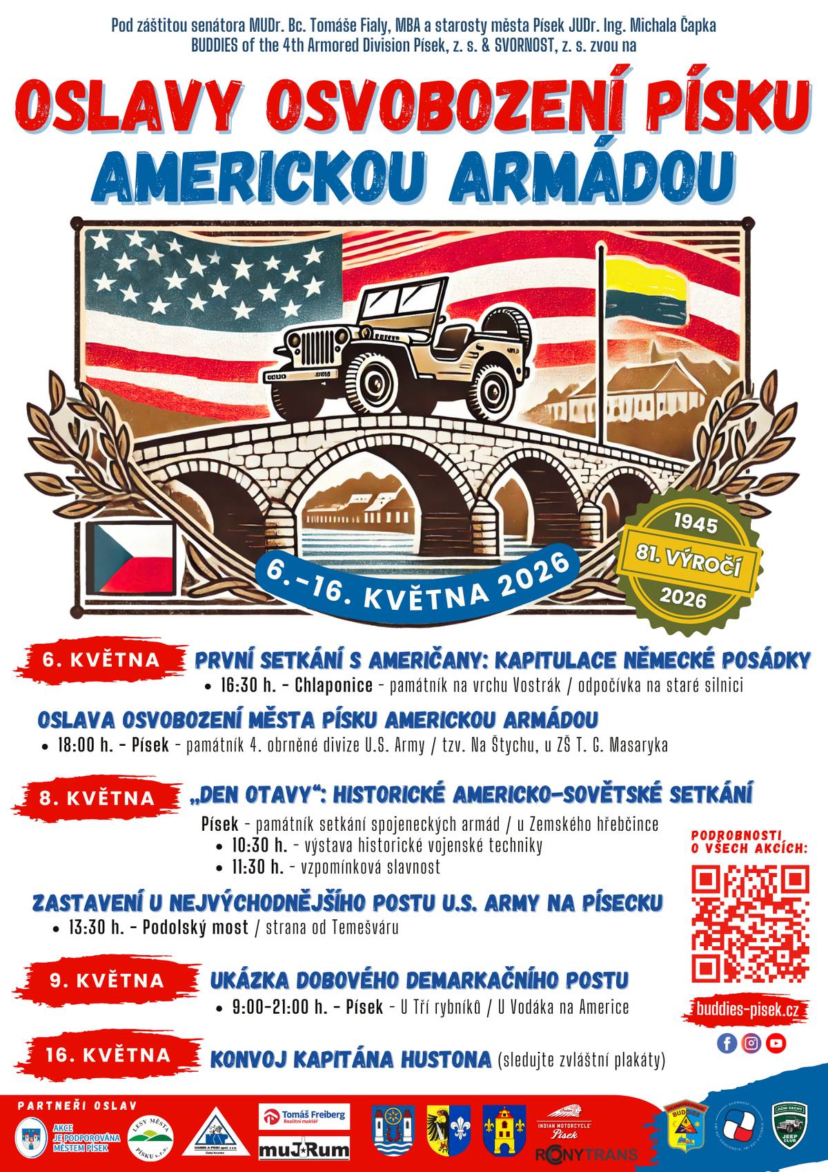 Oslavy osvobození 6. - 16. 5. 2026