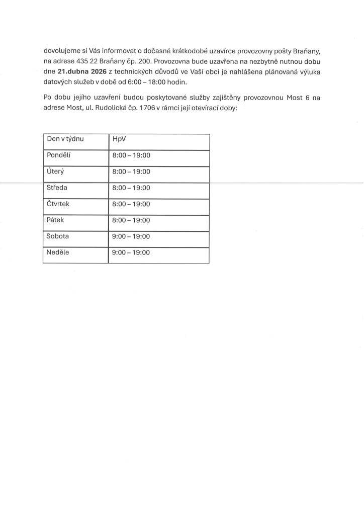 Žádost o zveřejnění