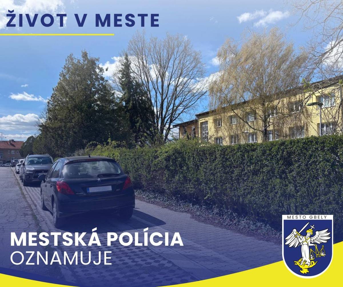 Mestská polícia informuje občanov, že v piatok 10. apríla sa v priestoroch Strednej odbornej školy elektrotechnickej uskutoční krajské kolo prehliadky Stredoškolskej odbornej činnosti (SOČ).