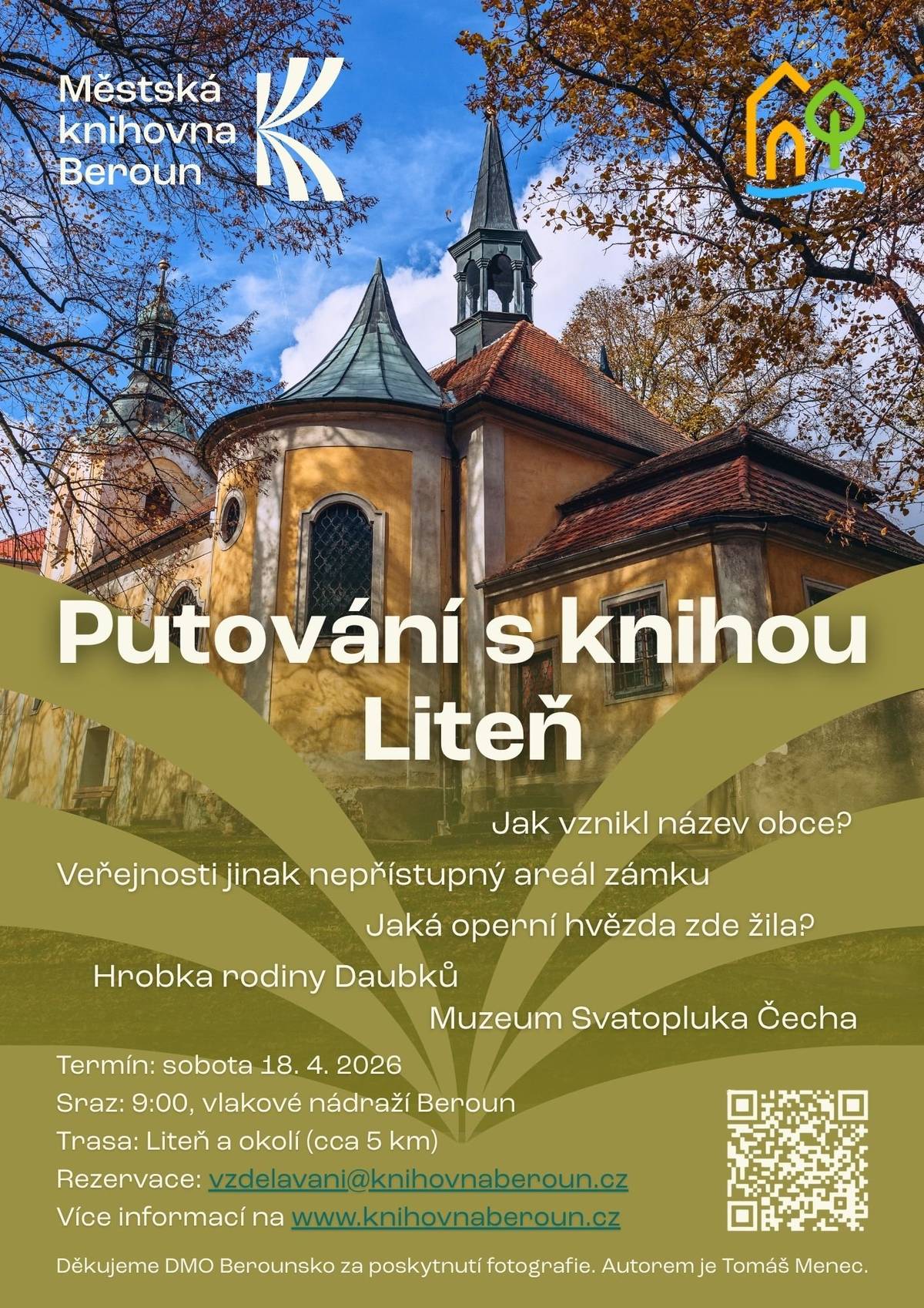 V sobotu 18. 4. pořádá Městská knihovna Beroun komentovanou procházku po Litni a okolí (součástí bude i návštěva muzea). Letáček v plném rozlišení v příloze.