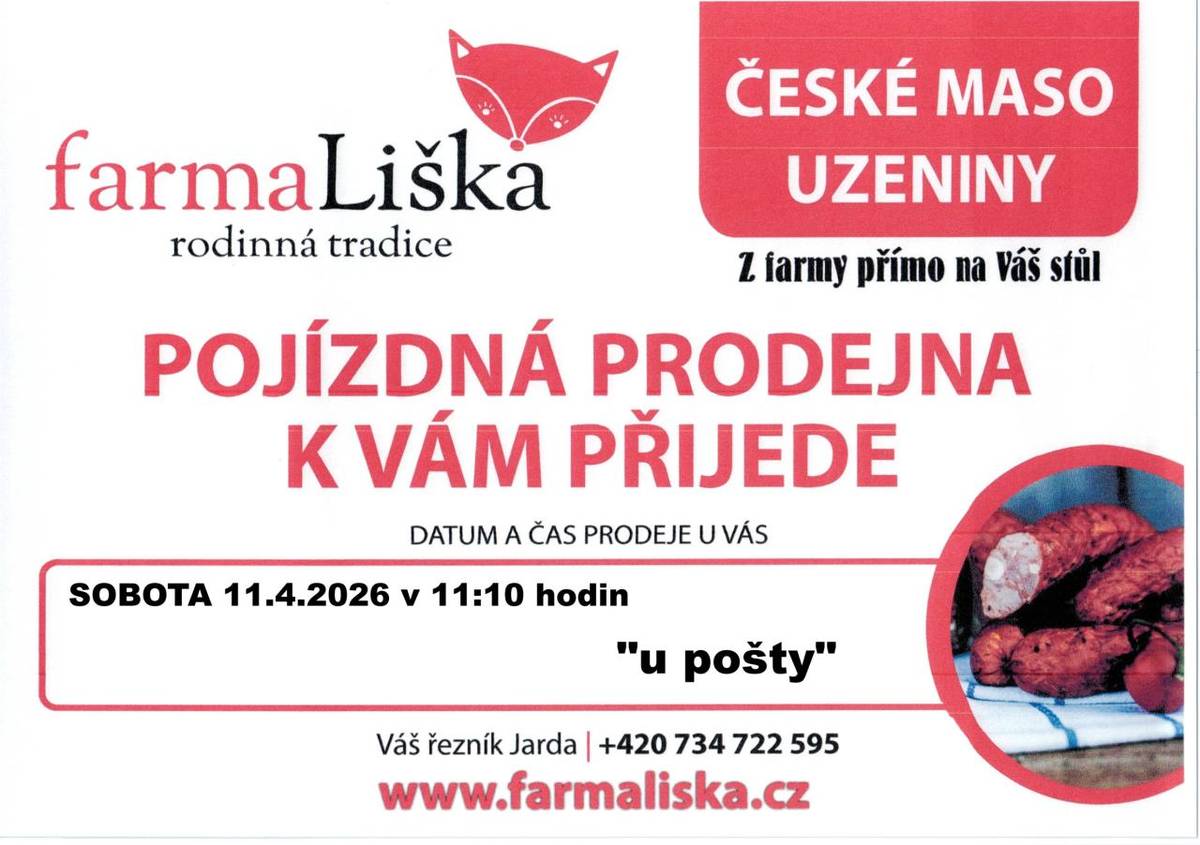 farma Liška - rodinná tradice - české maso a uzeniny z farmy přímo na Váš stůl.