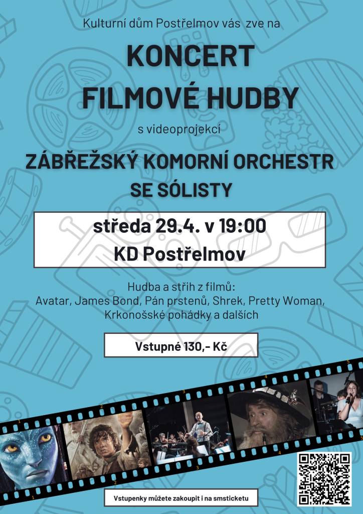 eděle 12.4. - DS Pospolu - S tvojí dcerou ne  čtvrtek 16.4. - Koncert bratří Ebenů  pondělí 20.4. - Beseda Mirka Kobzy - Mohelnicko  sobota 25.4. - Taneční soutěž Prostory (přehlídka scénického tance)  středa 29.4. - Koncert filmové hudby - Zábřežský komorní orchestr  sobota 9.5.DS Pospolu-Královny