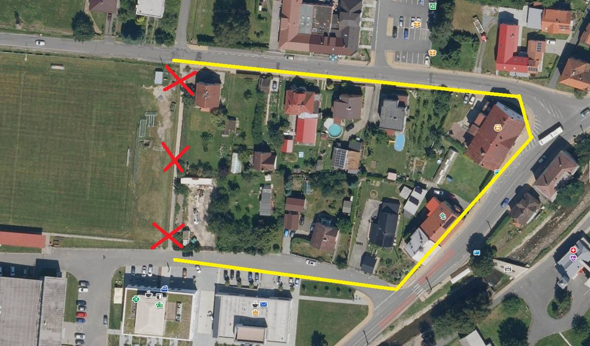 Dovolujeme si Vás informovat o dočasném uzavření průchodu kolem fotbalového hřiště z důvodu výstavby parkoviště. Průchod bude uzavřen cca od poloviny dubna do začátku července 2026. K průchodu použíjte náhradní trasu kolem autobusové zastávky Palkovice, centrum. Děkujeme za pochopení a ohleduplnost.