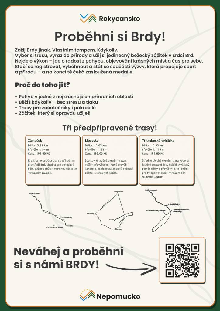 Akce „Proběhni si Brdy“ vznikla k příležitosti 10. výročí zpřístupnění Brd veřejnosti