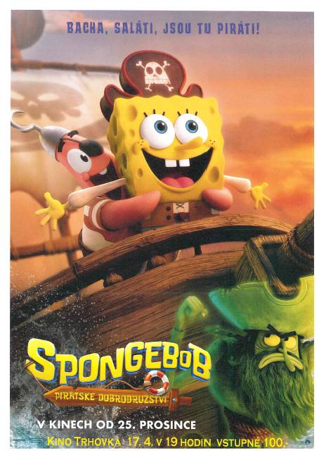 Pozvánka do kina v Trhové Kamenici.