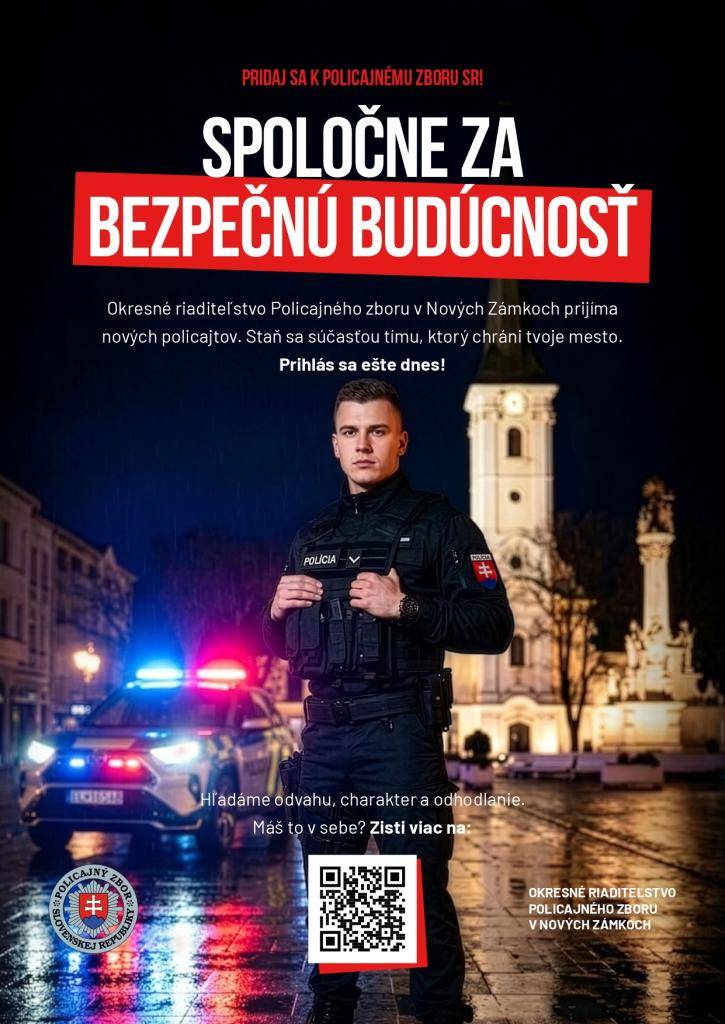 Staň sa aj Ty zamestnancom Policajného zboru!!!