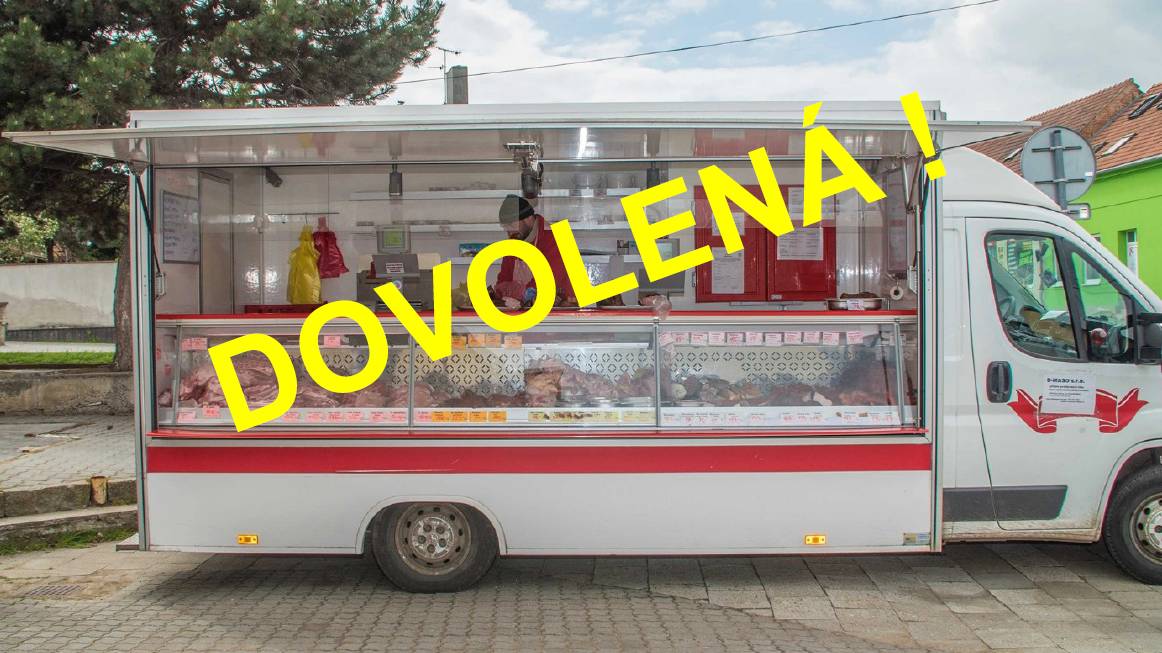 Pojízdná prodejna řeznictví a uzenářství D-MASO Blažovice oznamuje, že od pátku 3. 4. do neděle 12. 4. 2026 probíhá celozávodní dovolená. V tomto období prodejna do naší obce nezavítá.