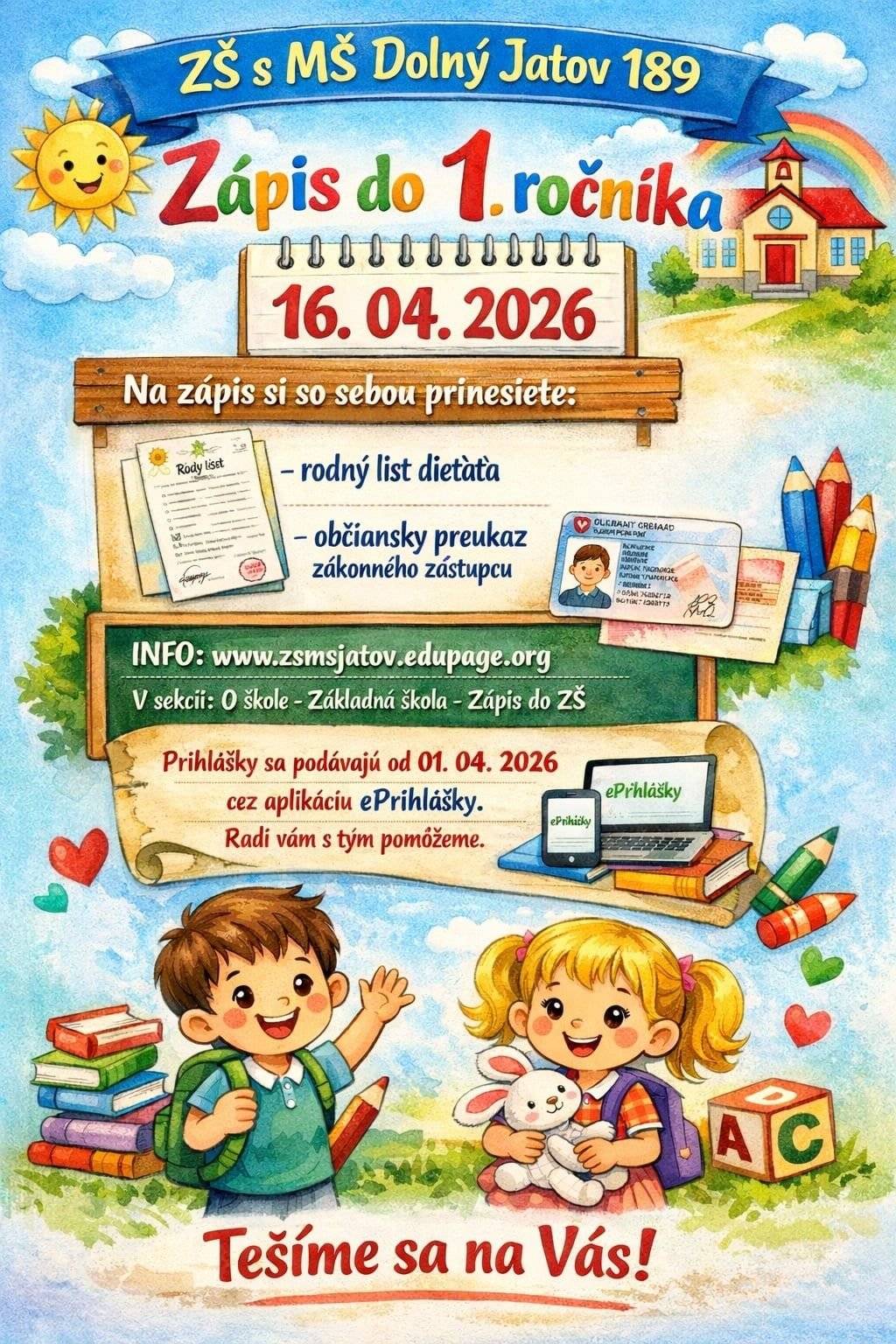 Dňa 16.04.2026 sa na Vás tešíme!