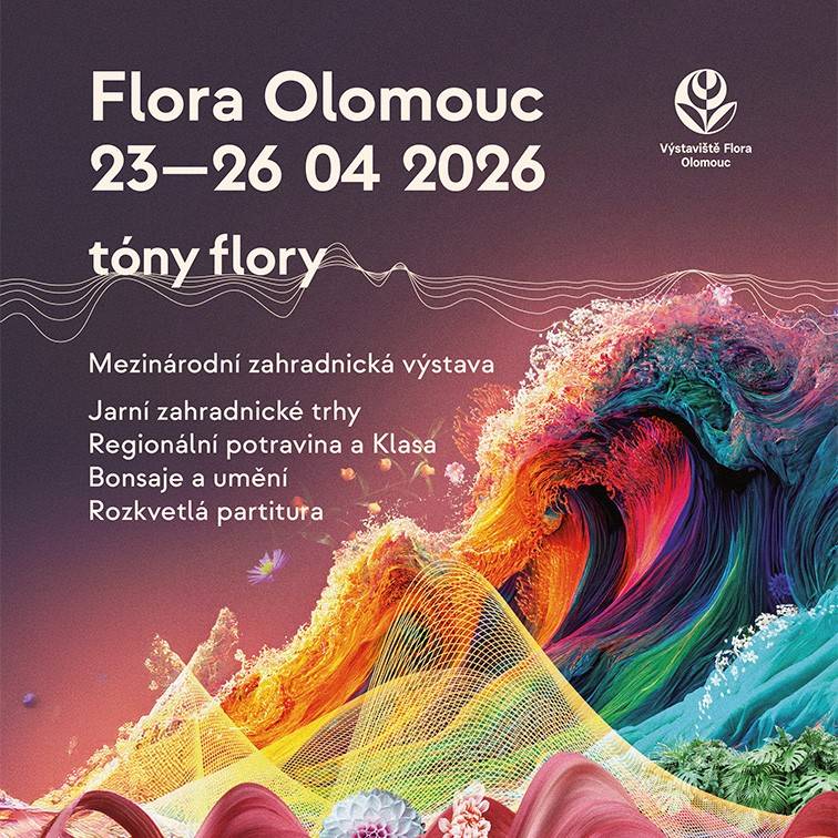 Výstaviště Flora Olomouc Vás srdečně zve na 68. mezinárodní zahradnickou výstavu Flora Olomouc 2026, která se uskuteční ve dnech 23.–26. dubna 2026 na Výstavišti Flora Olomouc.