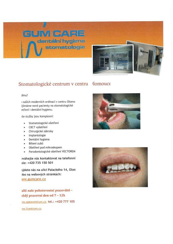 Nabídka stomatologické péče