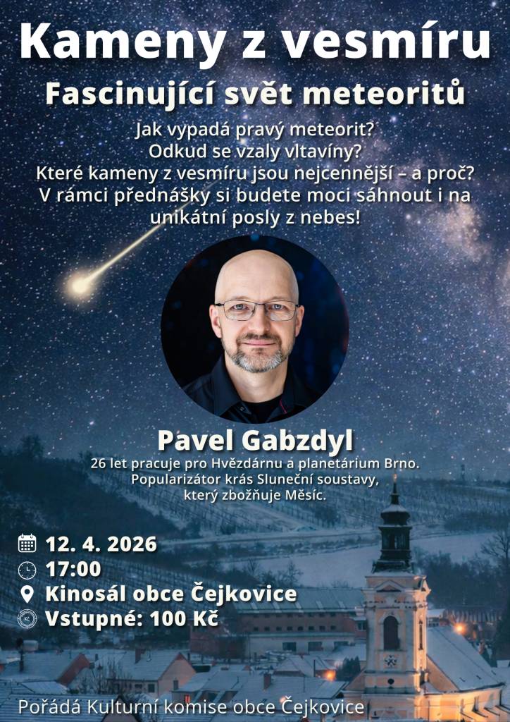 Kdy: neděle 12.4.2026 od 17:00  Kde: Orlovna - kinosál