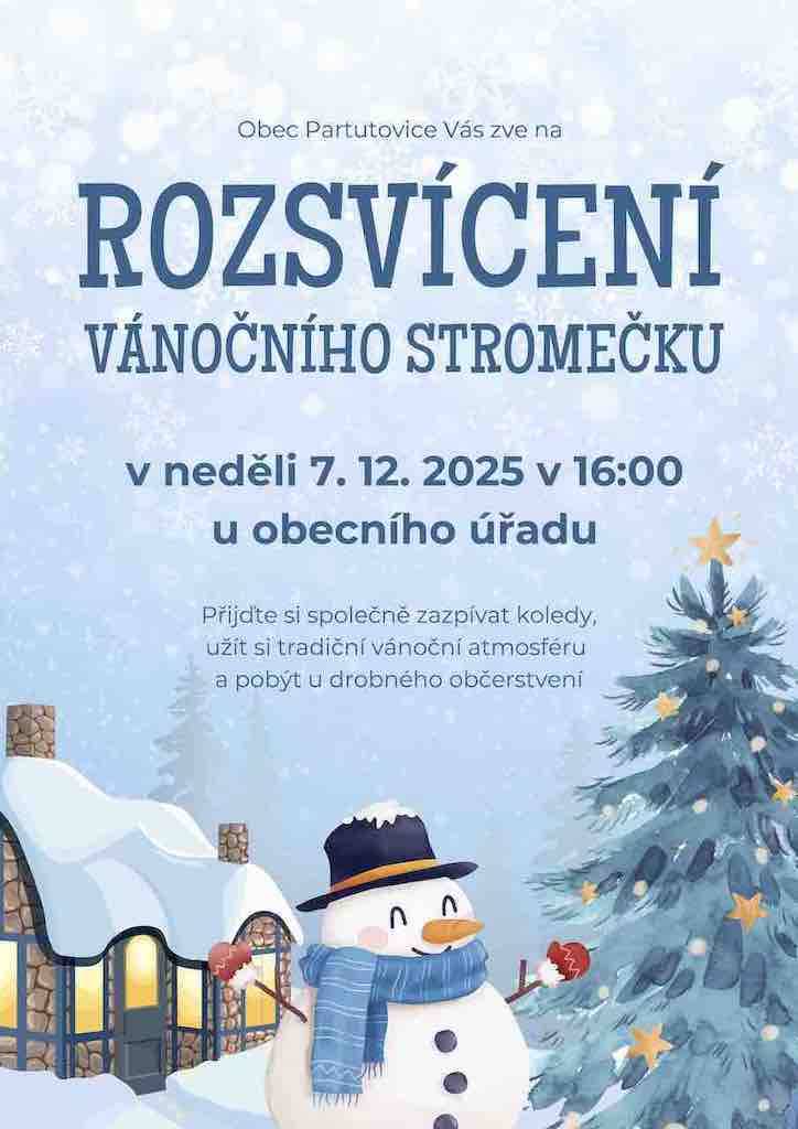 Rozsvícení vánočního stromečku 2025