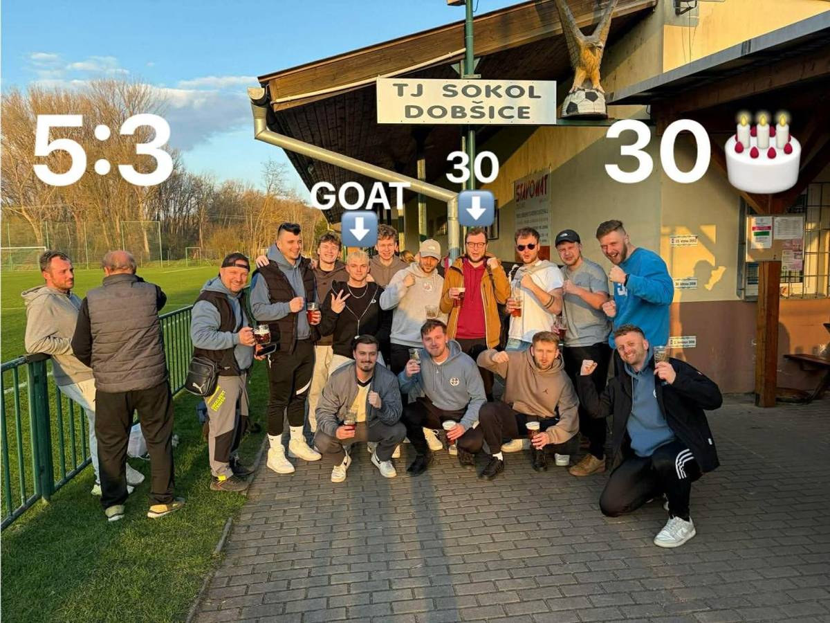 hřiště Dobšice, 3.4.2026, výhra Cetkovic 5:3, část foto Blanenský deník