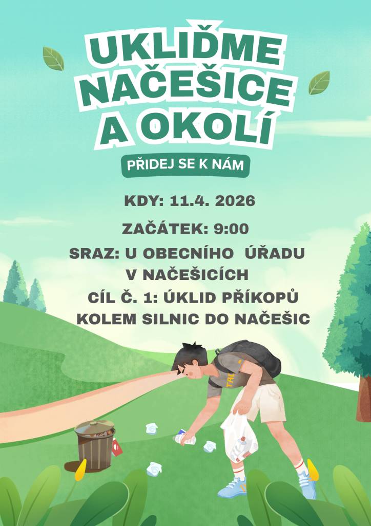 Volejbalisté za podpory obce pořádají dobrovolnou akci. Kdo má zájem, může se přidat.