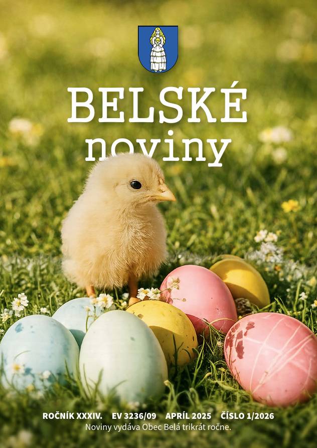 Prečítajte si najnovšie číslo Belských novín online – stačí kliknúť na PDF nižšie. Nájdete ich aj v tlačenej forme zadarmo vo všetkých obchodoch v Belej.