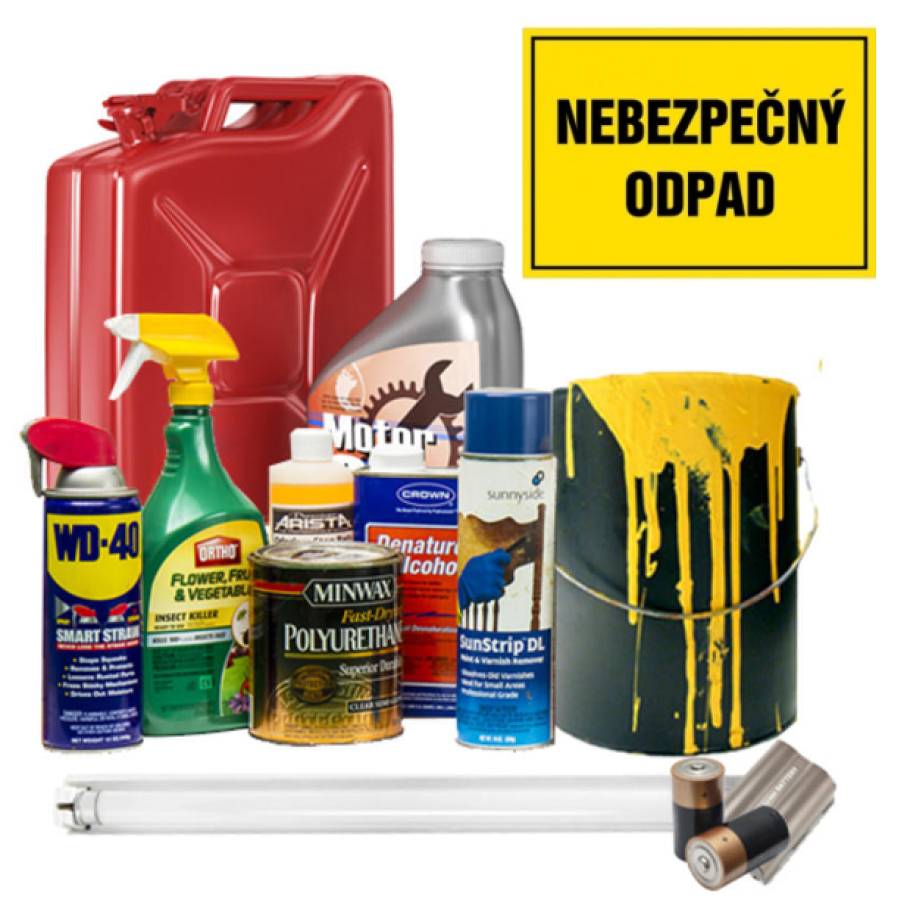 Ave ve spolupráci s úřadem Líšťany organizuje svoz nebezpečného odpadu. Pozor na pravidla pro předávání nebezpečných odpadů.