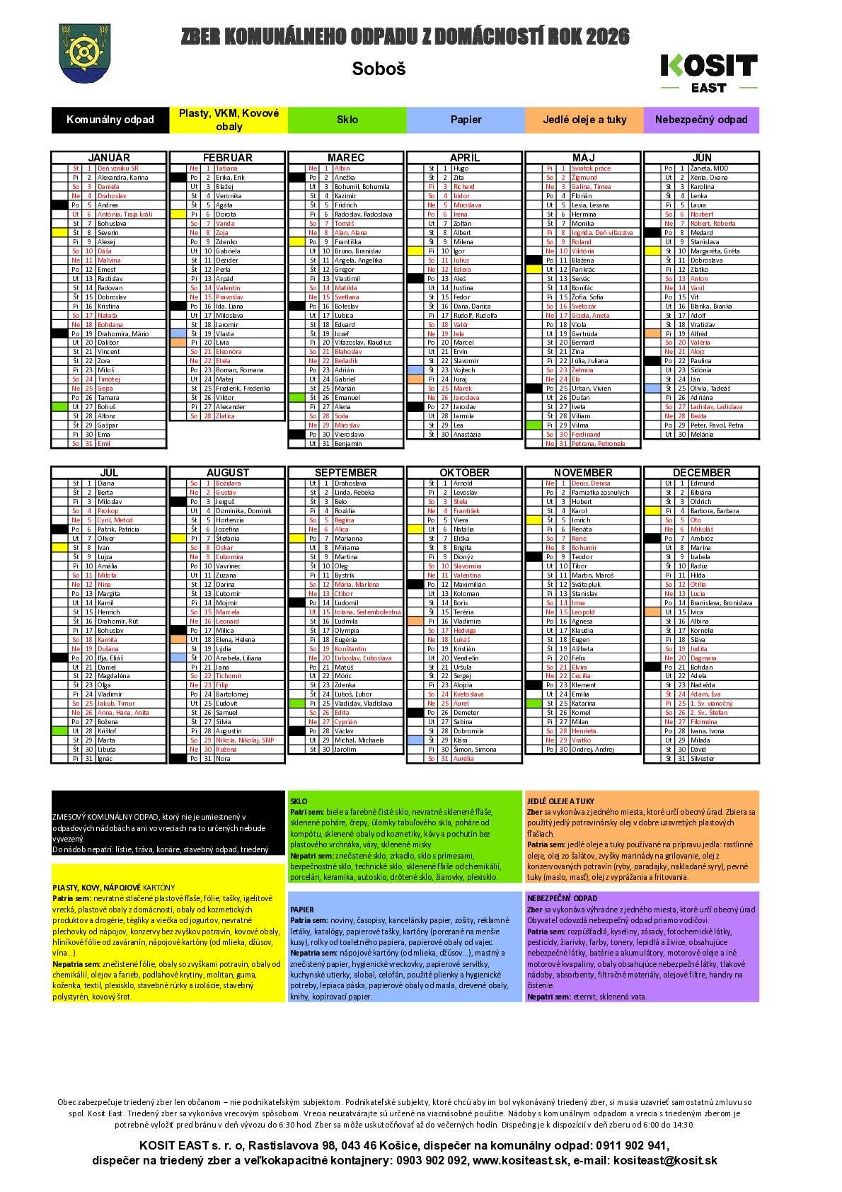 Zber komunálneho odpadu sa blíži! Nezabudni, už zajtra!
