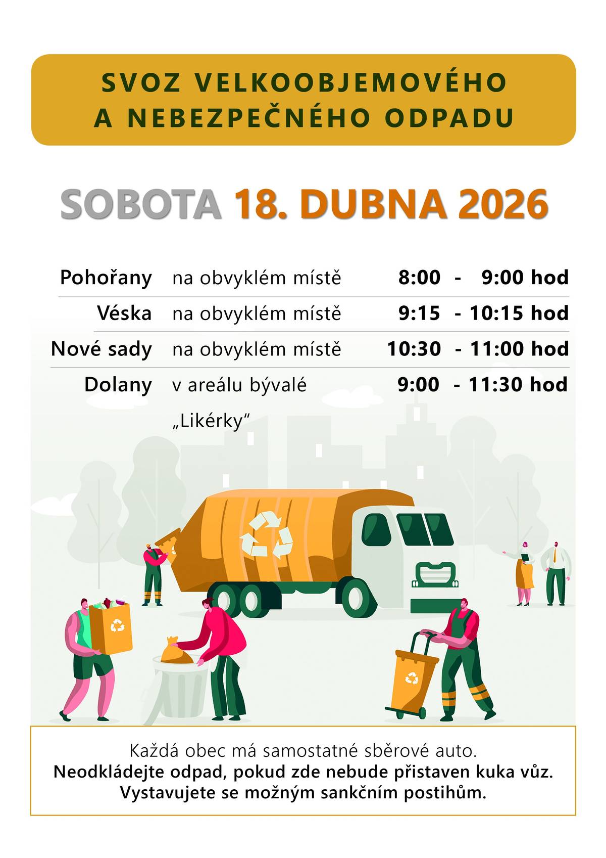 ‼️již tuto sobotu 18. dubna‼️