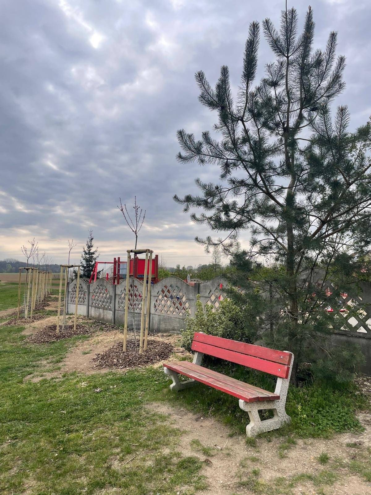 Vážení občané, v uplynulém týdnu proběhla nová výsadba stromů v okolí dětského hřiště. Prosíme proto všechny, aby se chovali ohleduplně a nově vysazené stromy neničili. Zároveň žádáme rodiče, aby své děti poučili, že stromy nejsou určeny ke hře, například k houpání či lámání větví. Věříme, že nová zeleň zpříjemní okolí hřiště a že zde budou děti i dospělí rádi trávit svůj volný čas. Děkujeme. OÚ Němčičky