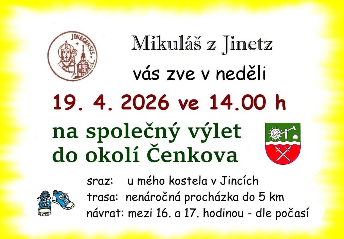 Mikuláš z Jinetz Vás zve na výlet