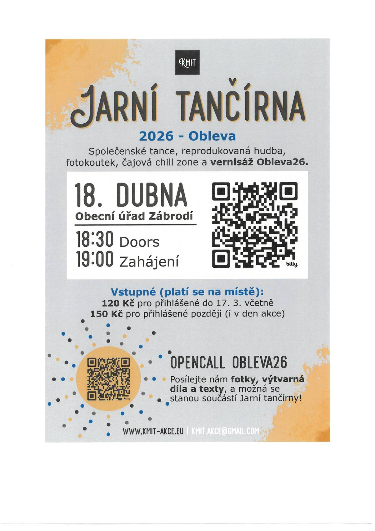 Jarní tančírna 18.4.2026