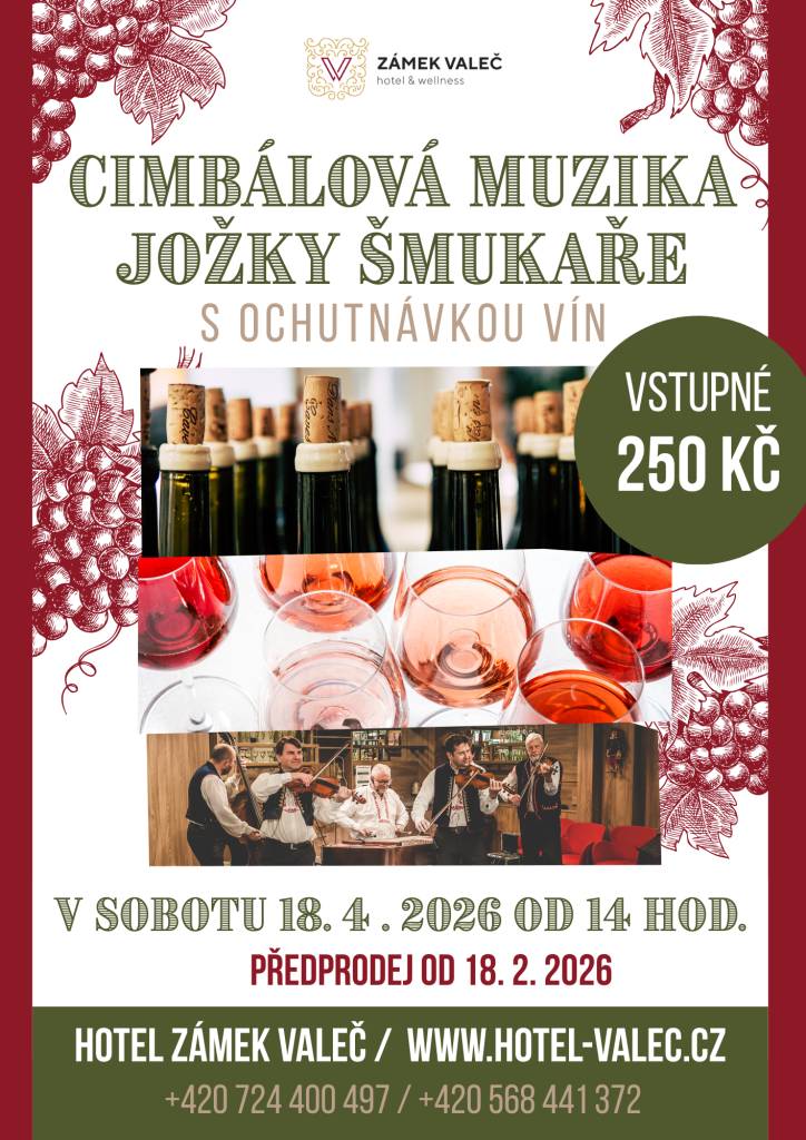 Zámek Valeč 18.4.2026 od 14 hod.