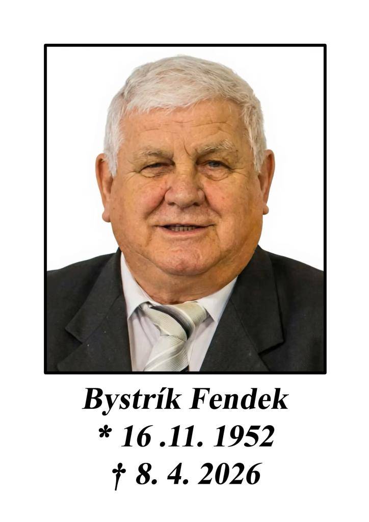 Posledná rozlúčka sa uskutoční 11. 4. o 13.30 hod. v dome smútku v Liptovskej Tepličke.