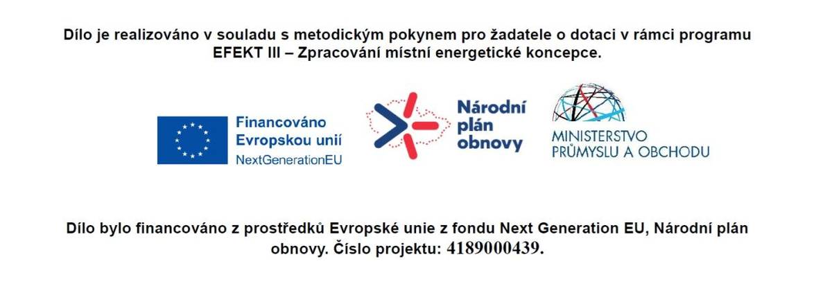 V rámci programu EFEKT III bylo úspěšně realizováno dílo zaměřené na zpracování místní energetické koncepce. Tento projekt byl financován z prostředků Evropské unie prostřednictvím fondu Next Generation EU, čímž se zdůrazňuje důležitost udržitelného rozvoje a efektivního hospodaření s energiemi v na