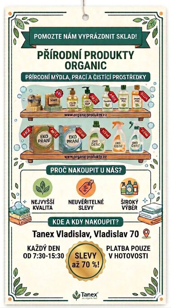 čistící a prací prostředky